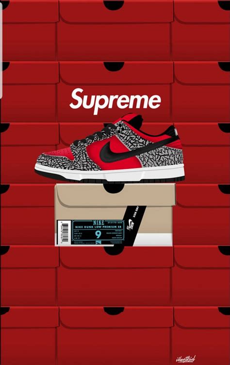 Supreme X Nike Wallpaper By Youngpicasso Cd Free On Zedge™