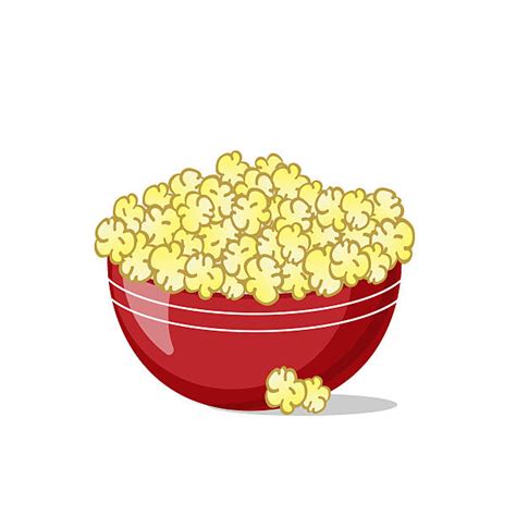 Royalty Free Popcorn Bowl Clip Art Vector Images And Illustrations Istock