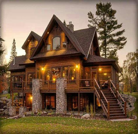 Beautiful House Casas Country Log Home Living Log Home Designs