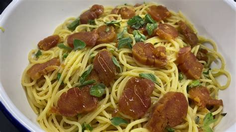 Spaghetti Bottarga Delicious Easy And Quick Recipe Batrakh Lemon Olive Oil And Wild Thyme