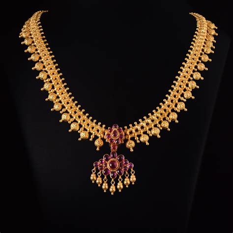 Vummidi Bangaru Jewellers Jewelry Design Necklace Jewelry Set Design