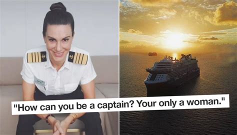 Only A Woman Cruise Ship Captains Amazing Response To Sexist Tiktok