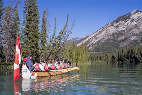 Banff Wildlife On The Bow River Big Canoe Tour Getyourguide
