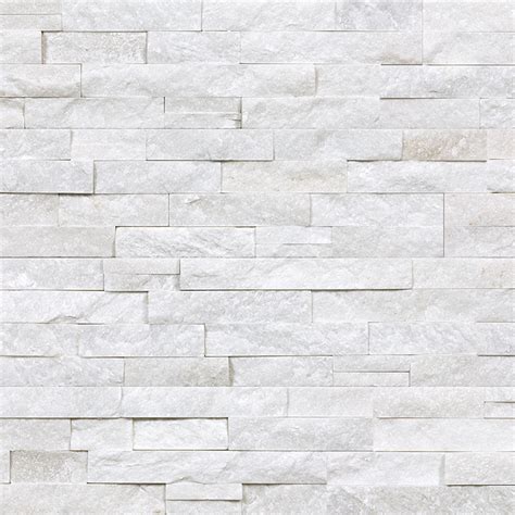Ledger Stone Glacier Split Face Quartzite Panel 6x24 Tiles Direct Store