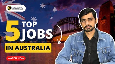 Top Paying Jobs in Australia - Mr. Zahid Khan - EMK Global Education
