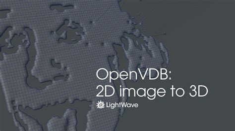 Lightwave 3d Turn A 2d Image Into 3d Using Openvdb Youtube