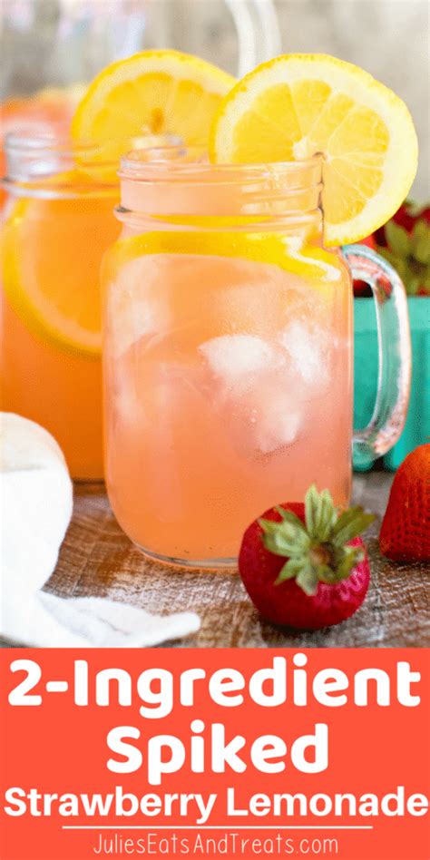 Smash the bottle of vodka into a container 2. 2-Ingredient Vodka Strawberry Lemonade Drink - Julie's Eats & Treats