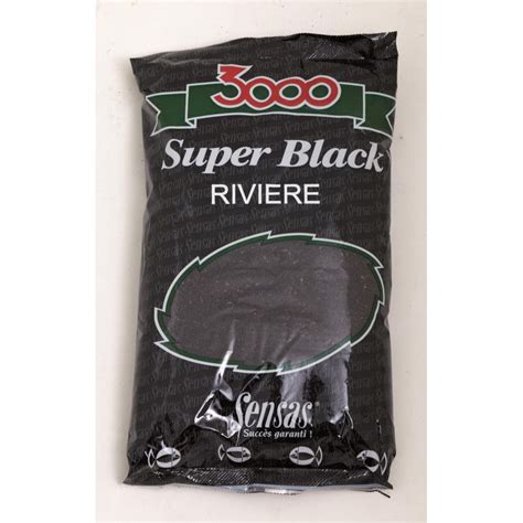 Sensas 3000 Angelfutter 1 Kg Super Black River Pro Fishing 4 99