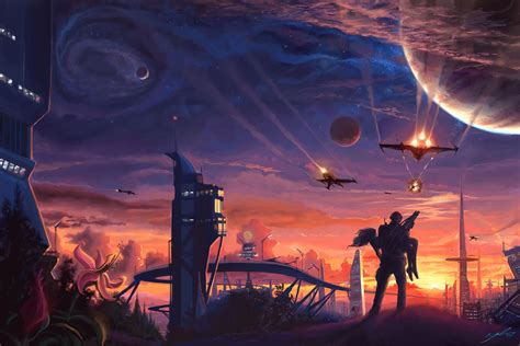 Sci Fi Art Artwork Futuristic Science Fiction Adventure