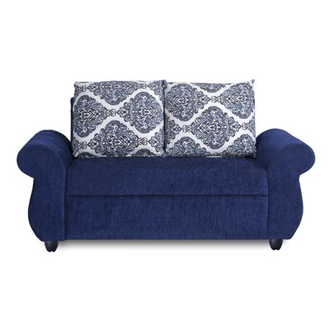 Bharat Lifestyle Alisa Fabric 3 2 Blue Sofa Set Online Price In India Buybharat Lifestyle Alisa F