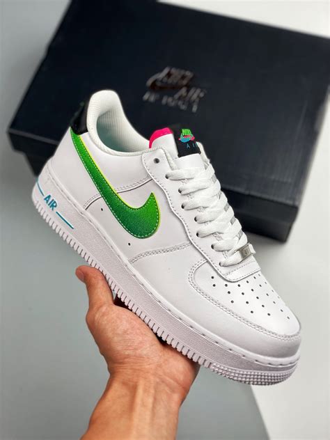 Nike Air Force 1 Low White Green Pink Dj5148 100 For Sale Sneaker Hello