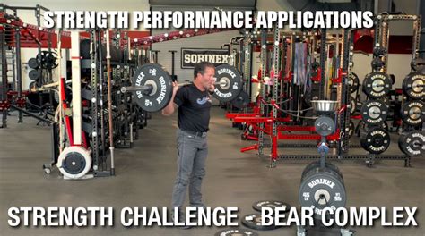 Advanced Level Workout Strength Challenge Bear Complex Panteao