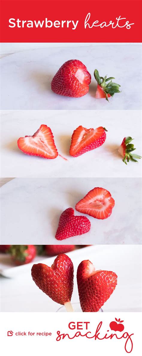 How To Make Strawberry Hearts California Strawberries Recipe