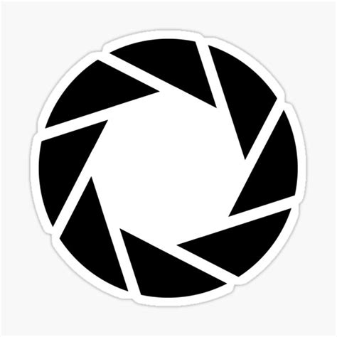 Aperture Logo Sticker By Macintoshminusr Redbubble