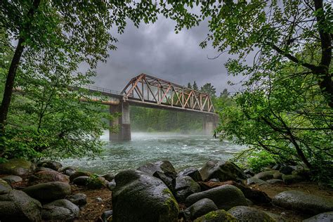 Skykomish River Railroad Bridge Photograph By This Image