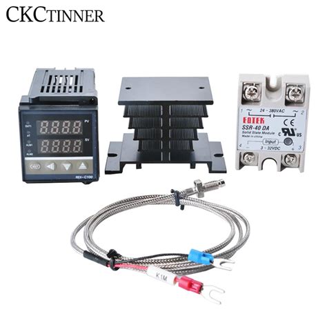 Mesure thermique Thermostat numérique RKC PID REX C100 contrôleur de