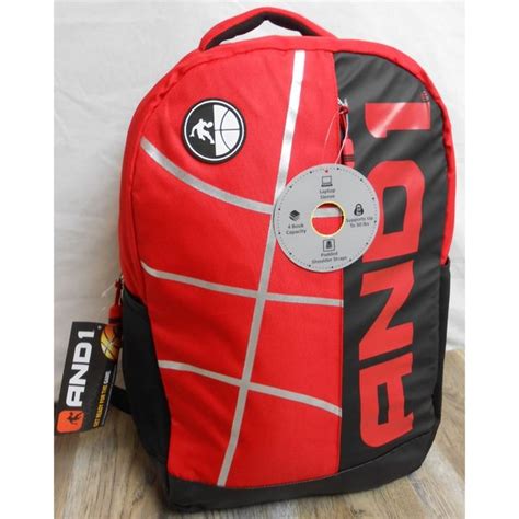 And1 Bags And Basketball Backpack Red Black Poshmark