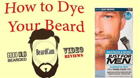 How To Dye Your Beard Окрашивание бороды тонирование бороды в домашних условиях Youtube