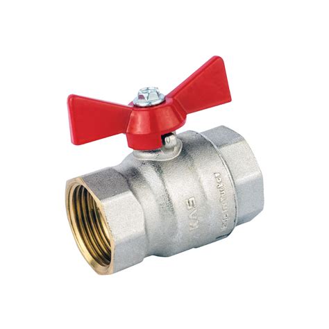 Full Bore Brass Ball Valve With Butterfly Handle F F PN Valve Flex Hose PPR Pipe