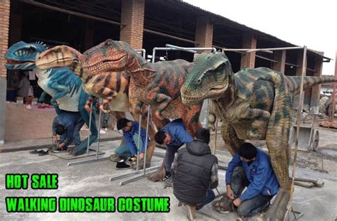 Hot Sale Walking Dinosaur Costumes Animatronic Dinosaur Manufacturer