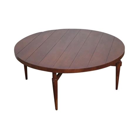 Lane Mid Century Modern Round Coffee Table Chairish