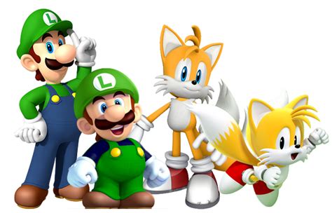 Luigi And Tails Generations By Banjo2015 On Deviantart