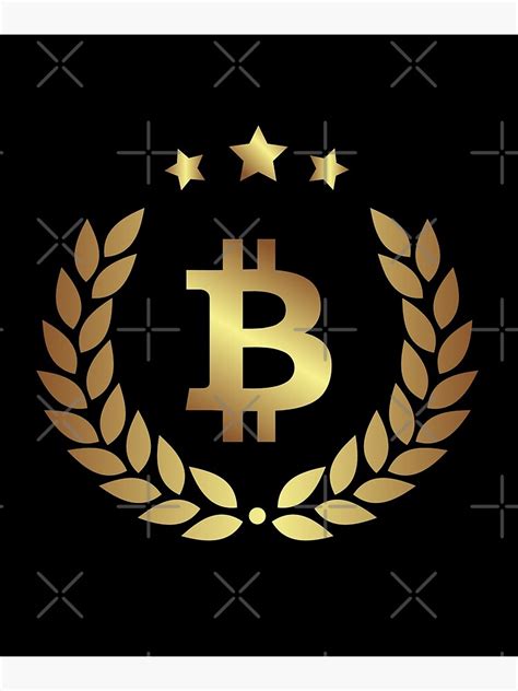 Bitcoin Cryptocurrency Cryptocurrency Logo Poster For Sale By