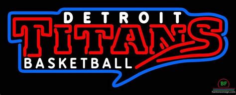 Detroit Titans Neon Sign Ncaa Teams Neon Light Diy Neon Signs