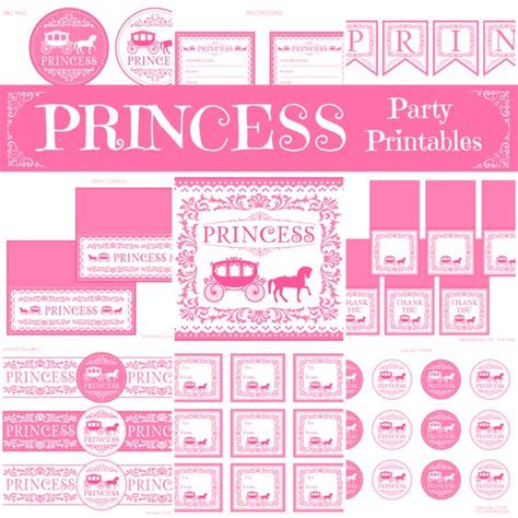 Princess Party Printables Printabelle