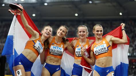 World Athletics Championships 2023 Stunning Femke Bol Finish Takes Dutch To Womens 4x400m Gold