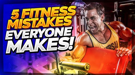 Fitness Mistakes You Must Avoid Health Mistakes Training Mistakes