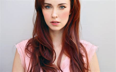 Wallpaper Face Women Redhead Long Hair Blue Eyes Singer Black