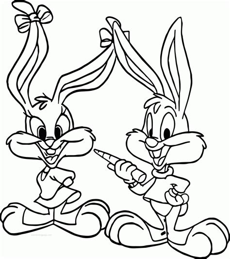 Baby Bugs Bunny And Lola Coloring Pages Coloring Home