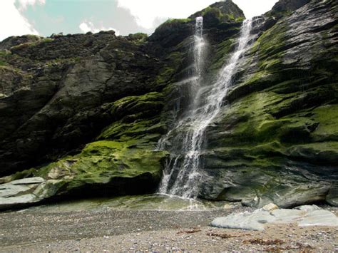 Waterfall At Tintagel By Avalonmoon13 On Deviantart