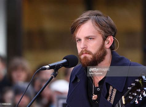Kings Of Leon Lead Singerguitar Player Caleb Followill Performs On