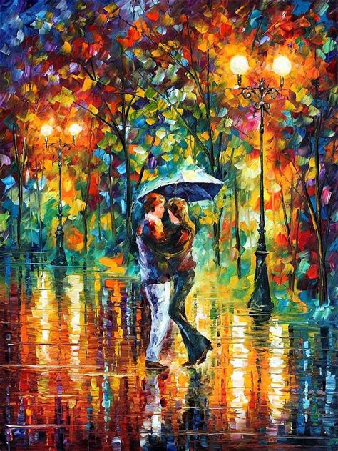 Rainy Dance Painting By Leonid Afremov Fine Art America