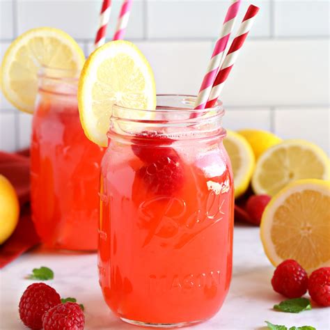 Easy Healthy Raspberry Lemonade No Refined Sugar The