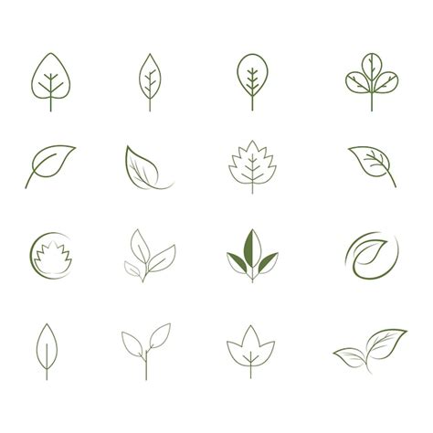 Premium Vector Logos Of Green Tree Leaf Ecology Nature Element Vector