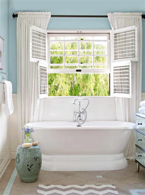 20 Bathroom Window Treatment Ideas To Dress Up Your Space Better