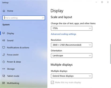 Windows 10 Display Scale