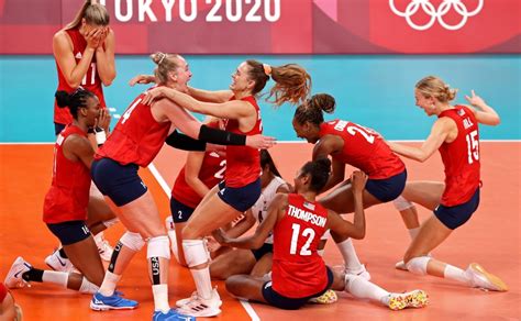 The United States Takes The Gold Medal Of Women S Volleyball At The