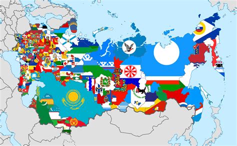 Post Soviet Flag Map Of The Soviet Union Rvexillology