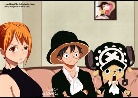 Nami Luffy And Chopper One Piece By Lucyheartfiliar On Deviantart