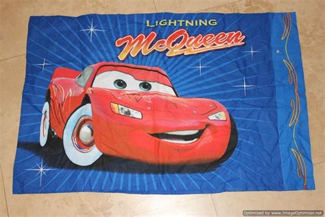 to minny and van, who are leaving i'm telling you, you gotta help me! DISNEY PIXAR CAR Lightning McQueen Blue Quilt Blanket ...
