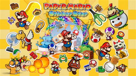 Paper Mario Sticker Star Sticker Pages
