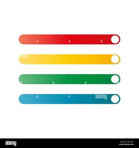 Web Buttons Flat Design Vector On White Background Stock Vector Image