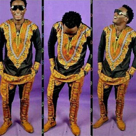 African Dashiki Mens Suit By Vaafrika On Etsy African Men Fashion
