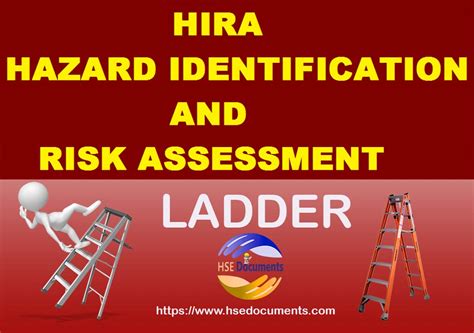 Hazard Identification And Risk Assessment HIRA For Ladder HSE Documents