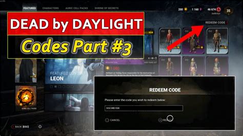 Dead By Daylight Codes Part 3 Dbd Codes Youtube