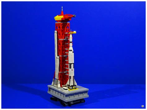 Lego Ideas Nasa Saturn V Launch Umbilical Tower